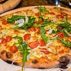 Pizza Rucola Pachino Gorgonzola e Mozzarella